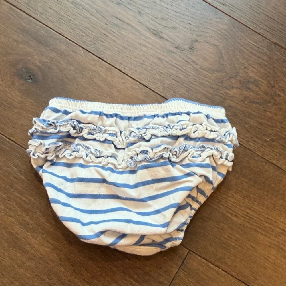 Baby Boden Blue Bunny Print Kids Romper Set Size 12-18 Months C17-015